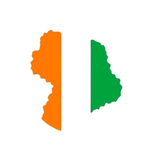Carte de la Côte d'Ivoire